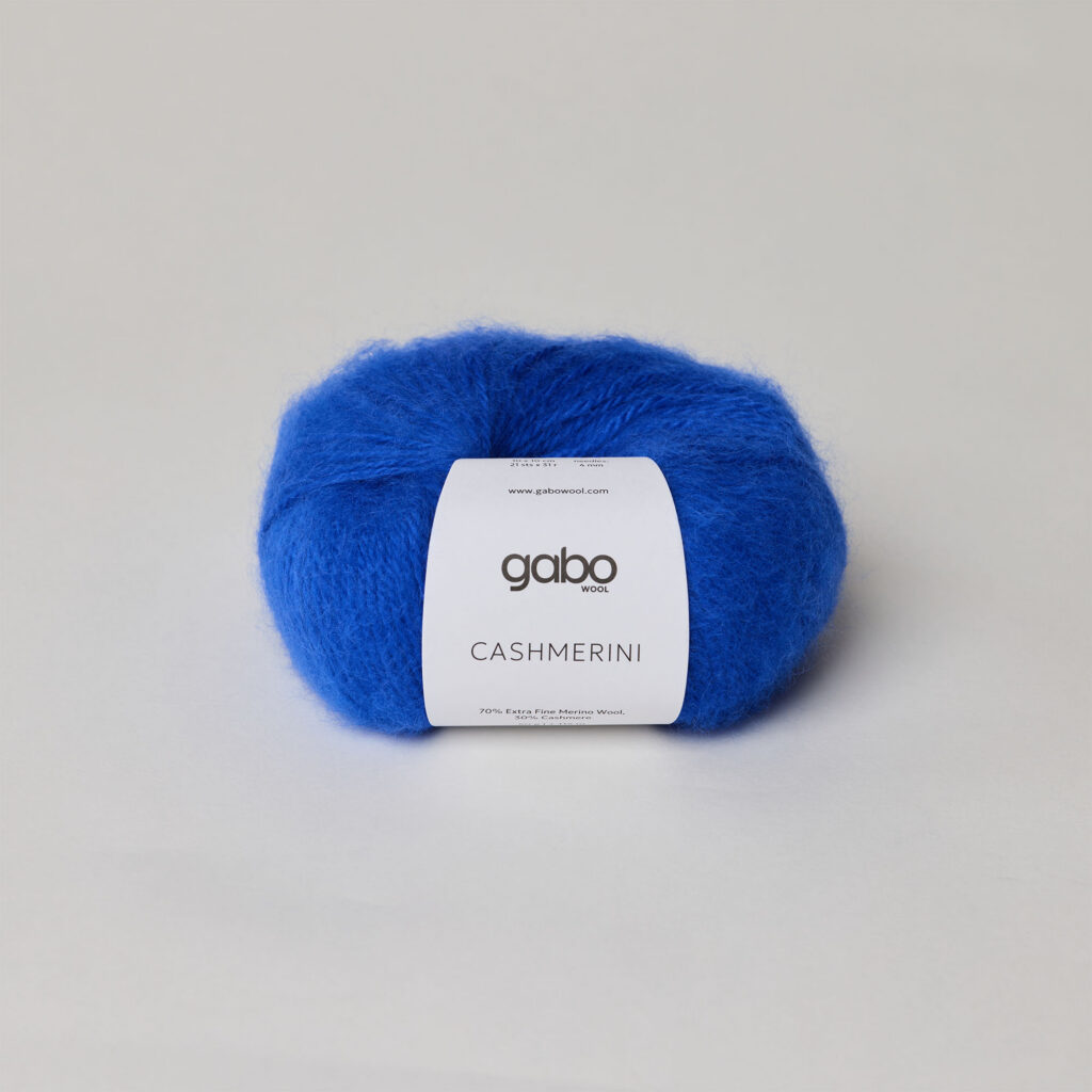 Włóczka Gabo Wool Cashmerini 5670 Królewski Szafir