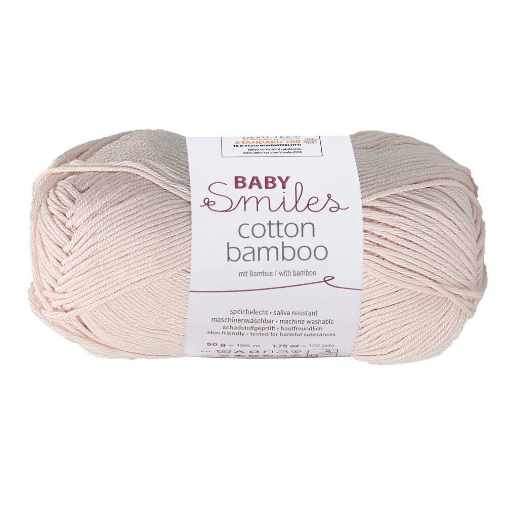 WŁÓCZKA Schachenmayr Baby Smiles Cotton Bamboo 1035 Pudrowy Róż