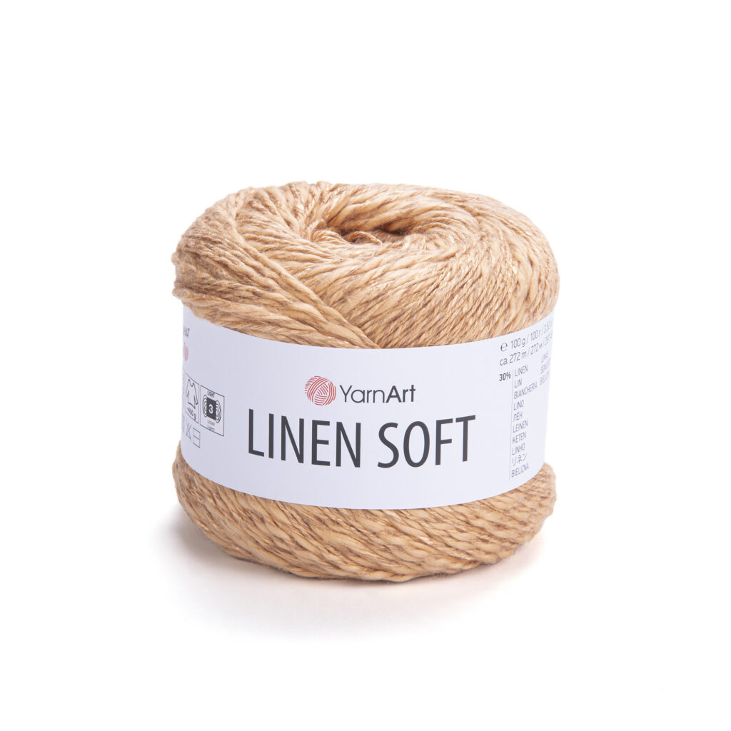 Włóczka YarnArt Linen Soft 7305 Ciepły Beż