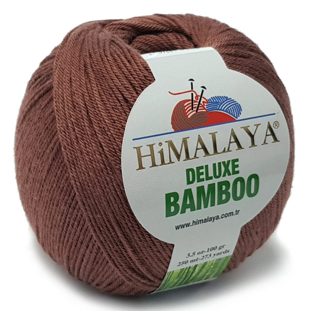 Włóczka Himalaya Deluxe Bamboo 124-38 Ciepły Brąz