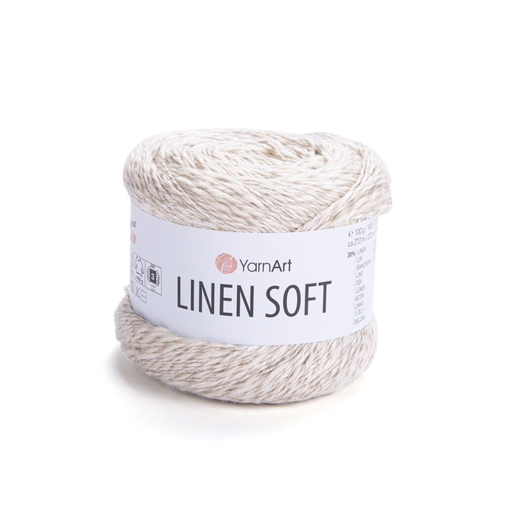 Włóczka YarnArt Linen Soft 7303 Naturalny