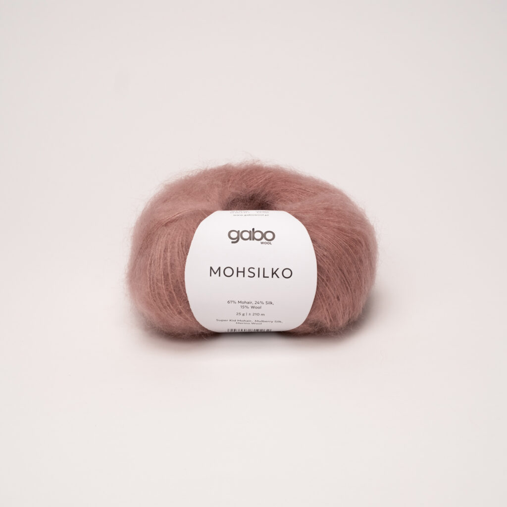 Włóczka Gabo Wool Mohsilko 4591 Pudrowy Róż