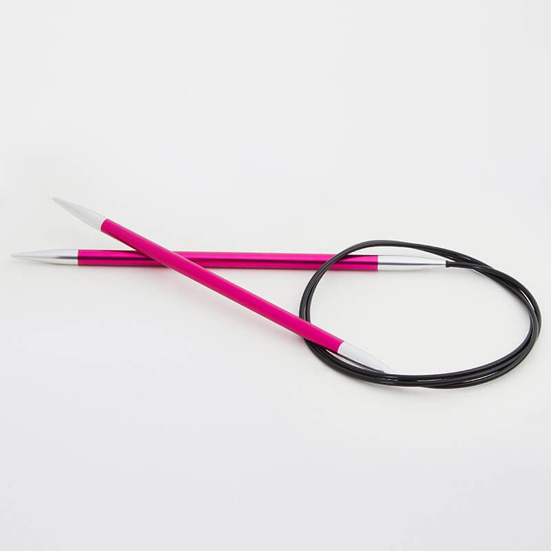 Druty 5mm na Żyłce 80cm Zing 47131 KnitPro