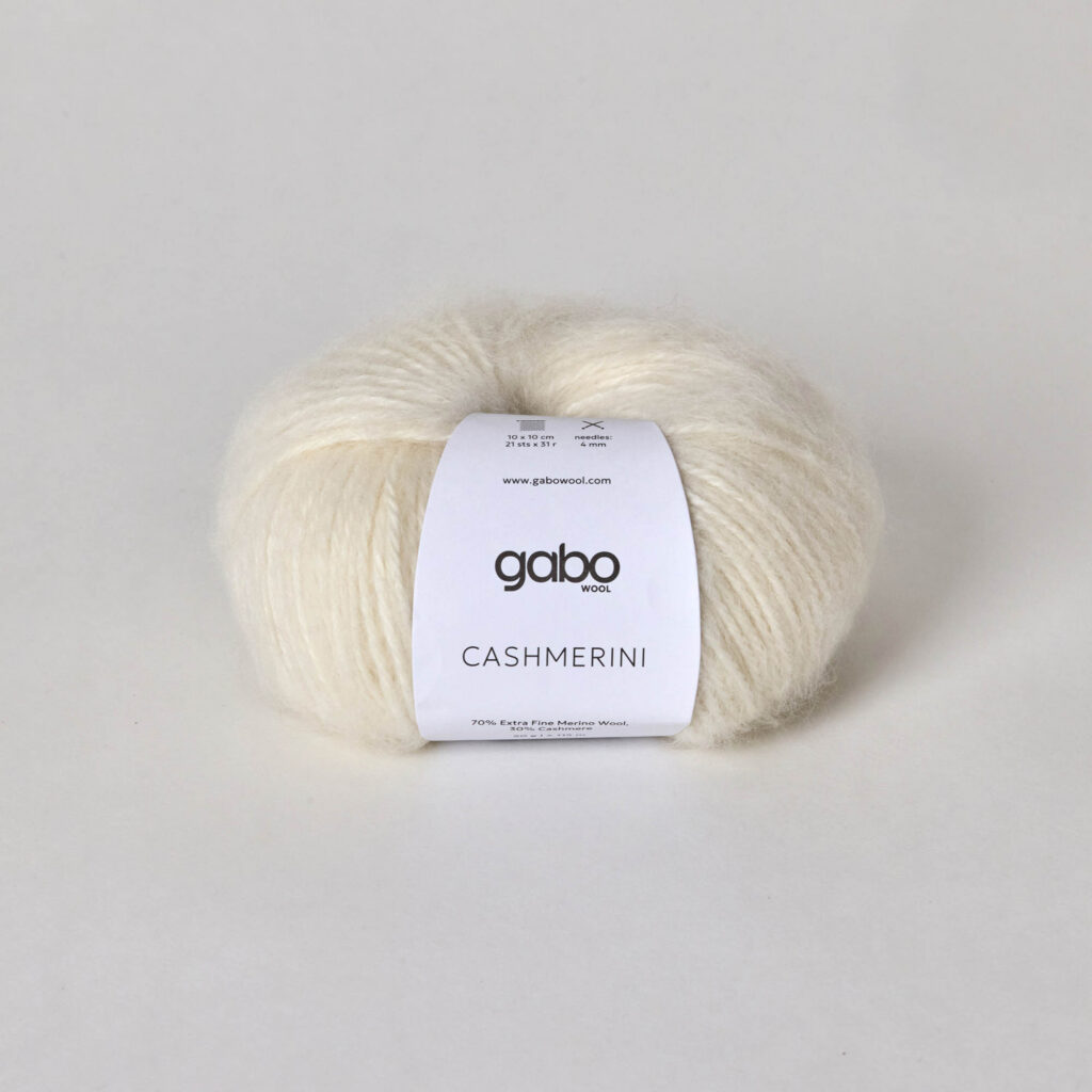 Włóczka Gabo Wool Cashmerini 100 Naturalny