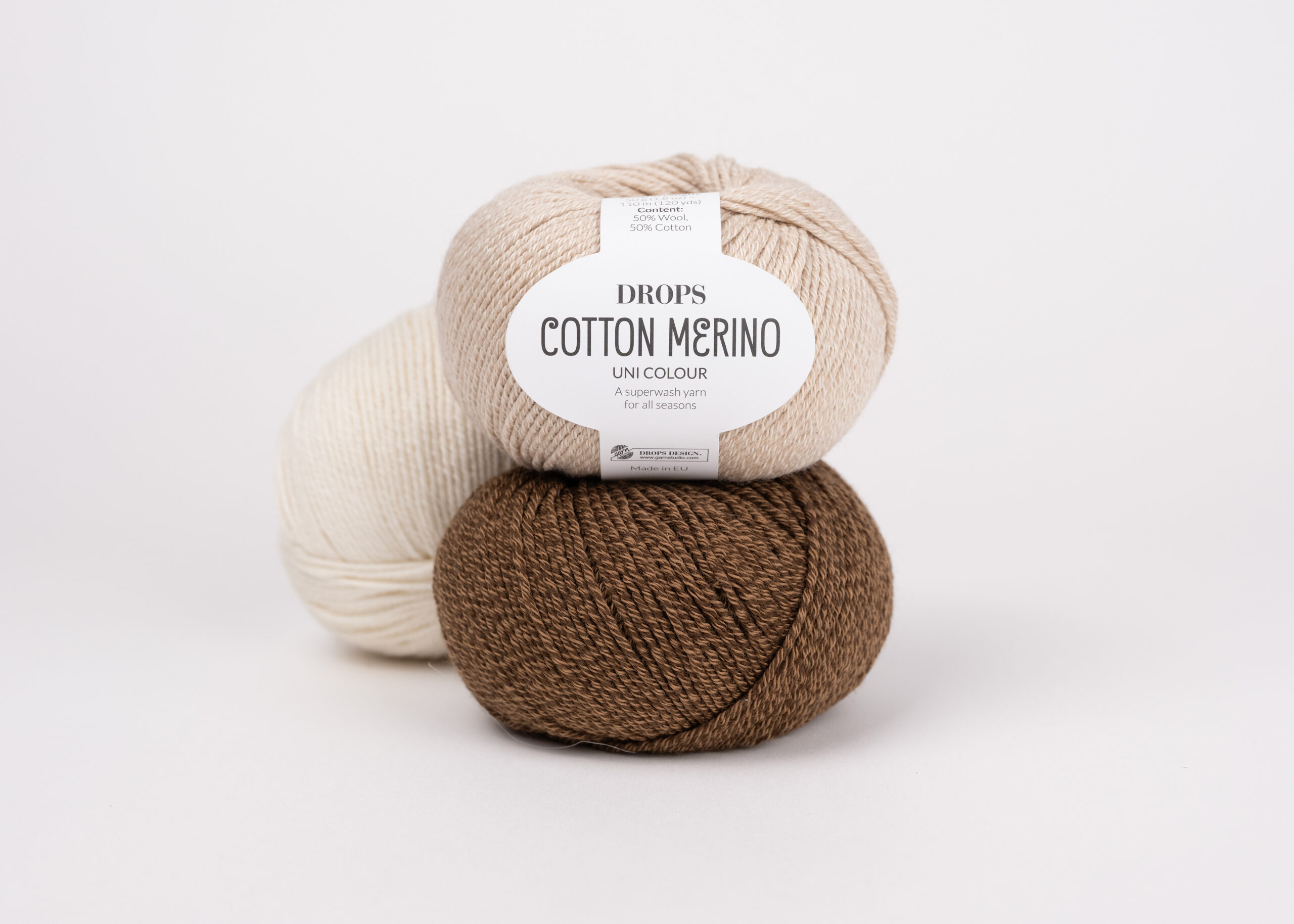 Włóczka Drops Cotton Merino 05 Pudrowy Róż - obrazek 2