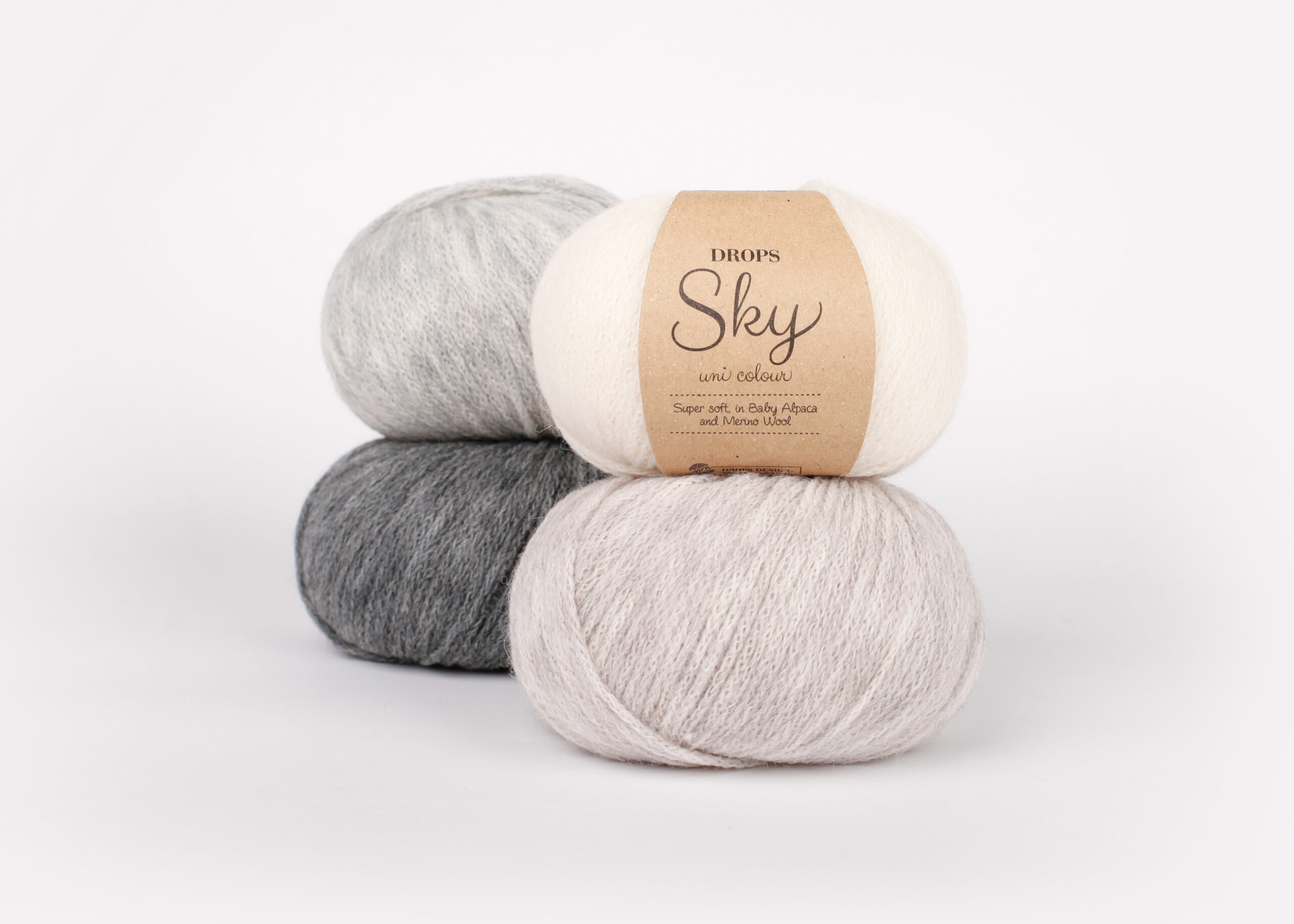 Włóczka Drops Sky 30 Lody Pistacjowe - obrazek 2