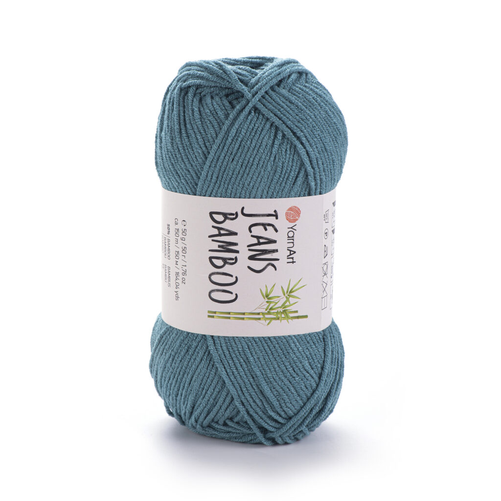 Włóczka YarnArt Jeans Bamboo 121 Morski