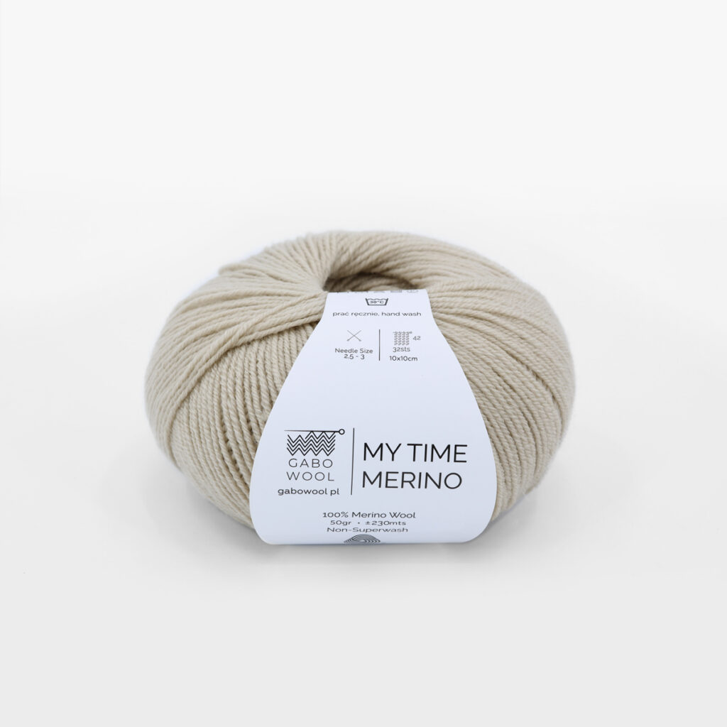 Włóczka Gabo Wool My Time Merino 9402 Beż