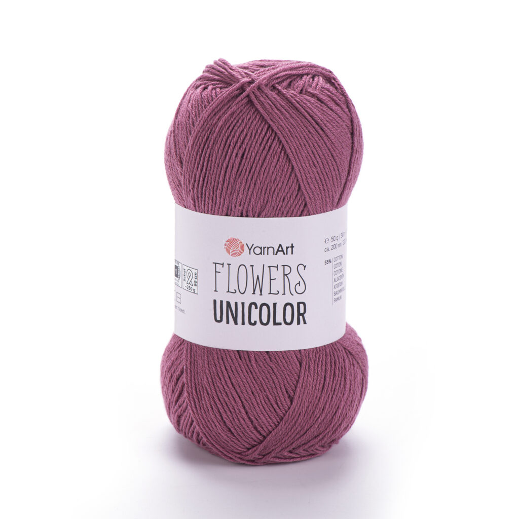 Włóczka YarnArt Flowers Unicolor 763 Brudny Róż