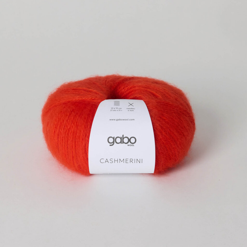Włóczka Gabo Wool Cashmerini 5301 Szarłatna Czerwień