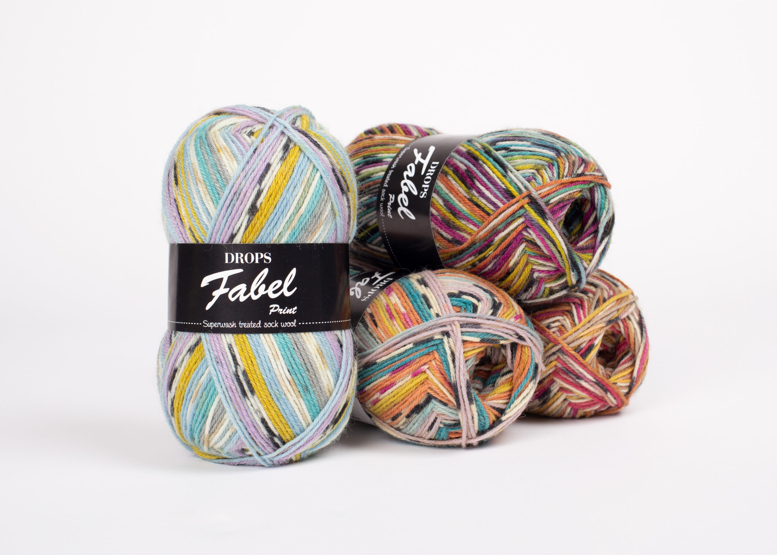 Włóczka Drops Fabel Print 930 Magiczny Pył - obrazek 3