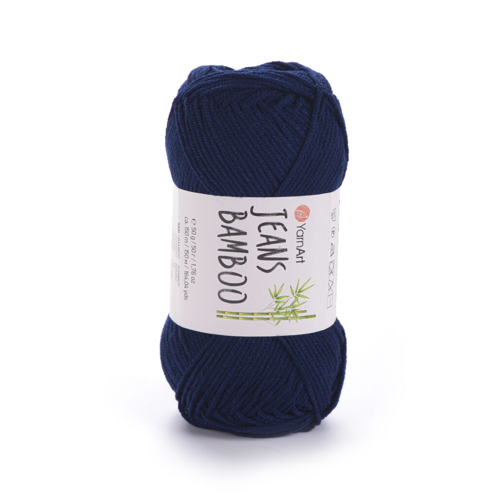 Włóczka YarnArt Jeans Bamboo 125 Granat