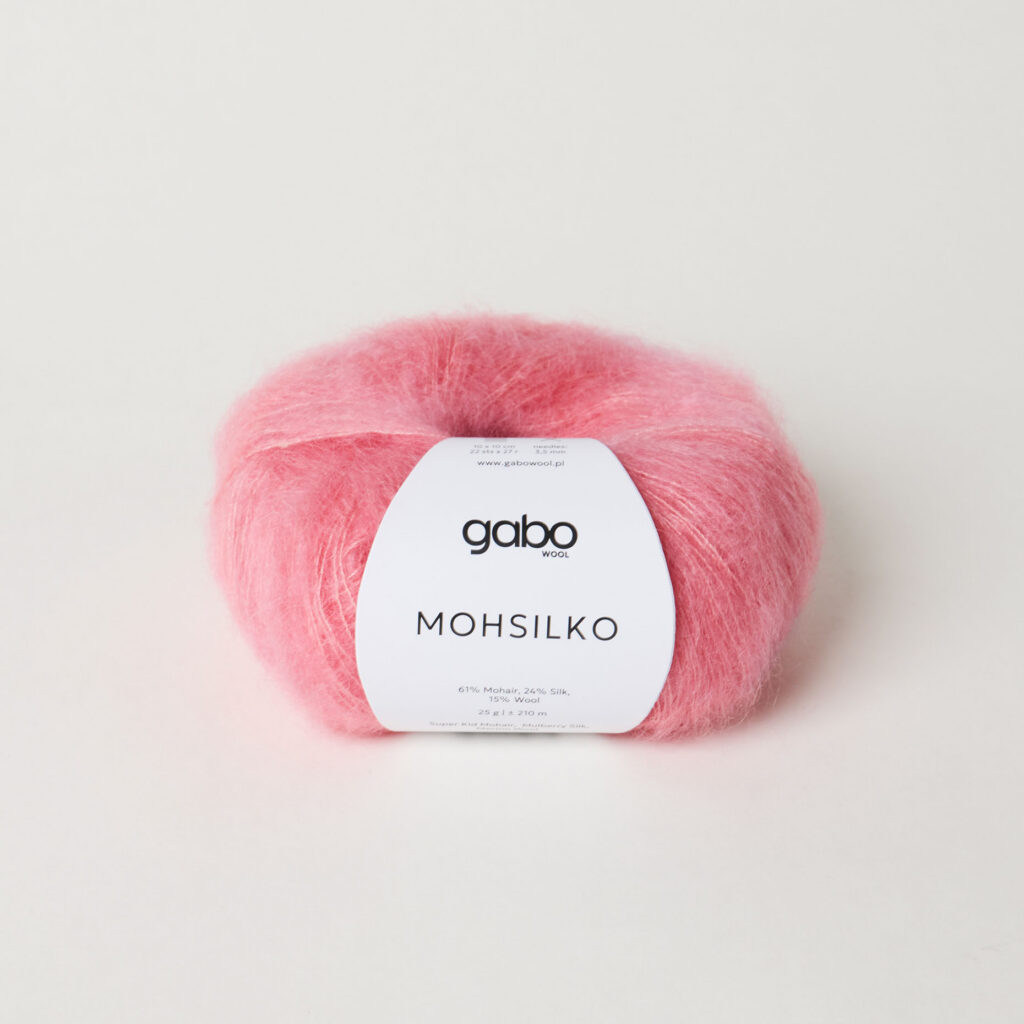 Włóczka Gabo Wool Mohsilko 4009 Koralowy Sorbet