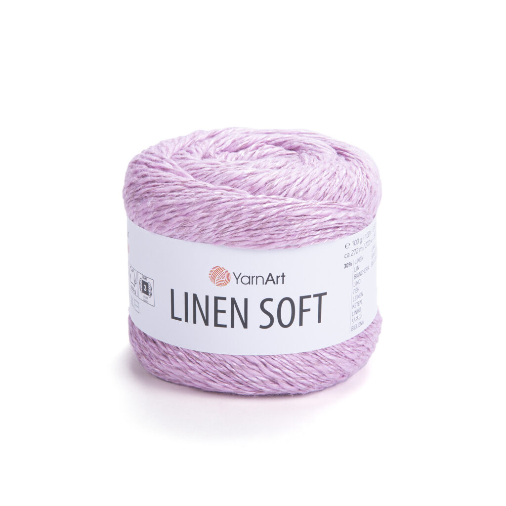 Włóczka YarnArt Linen Soft 7321 Perłowy Róż