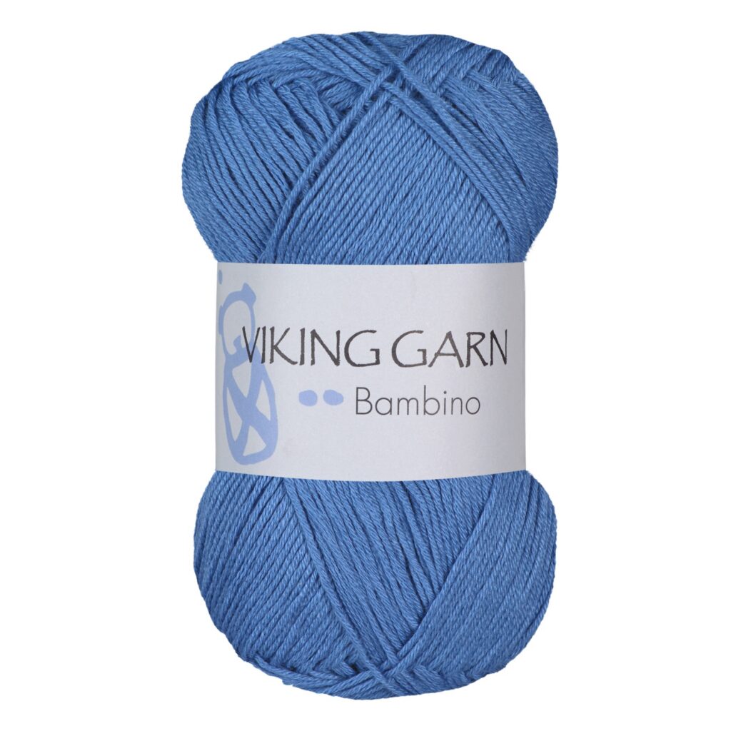 Włóczka Viking Garn Bambino 425 Burzowy Niebieski