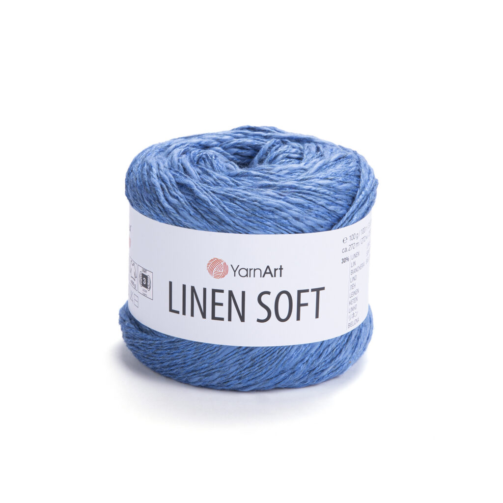 Włóczka YarnArt Linen Soft 7318 Jeans