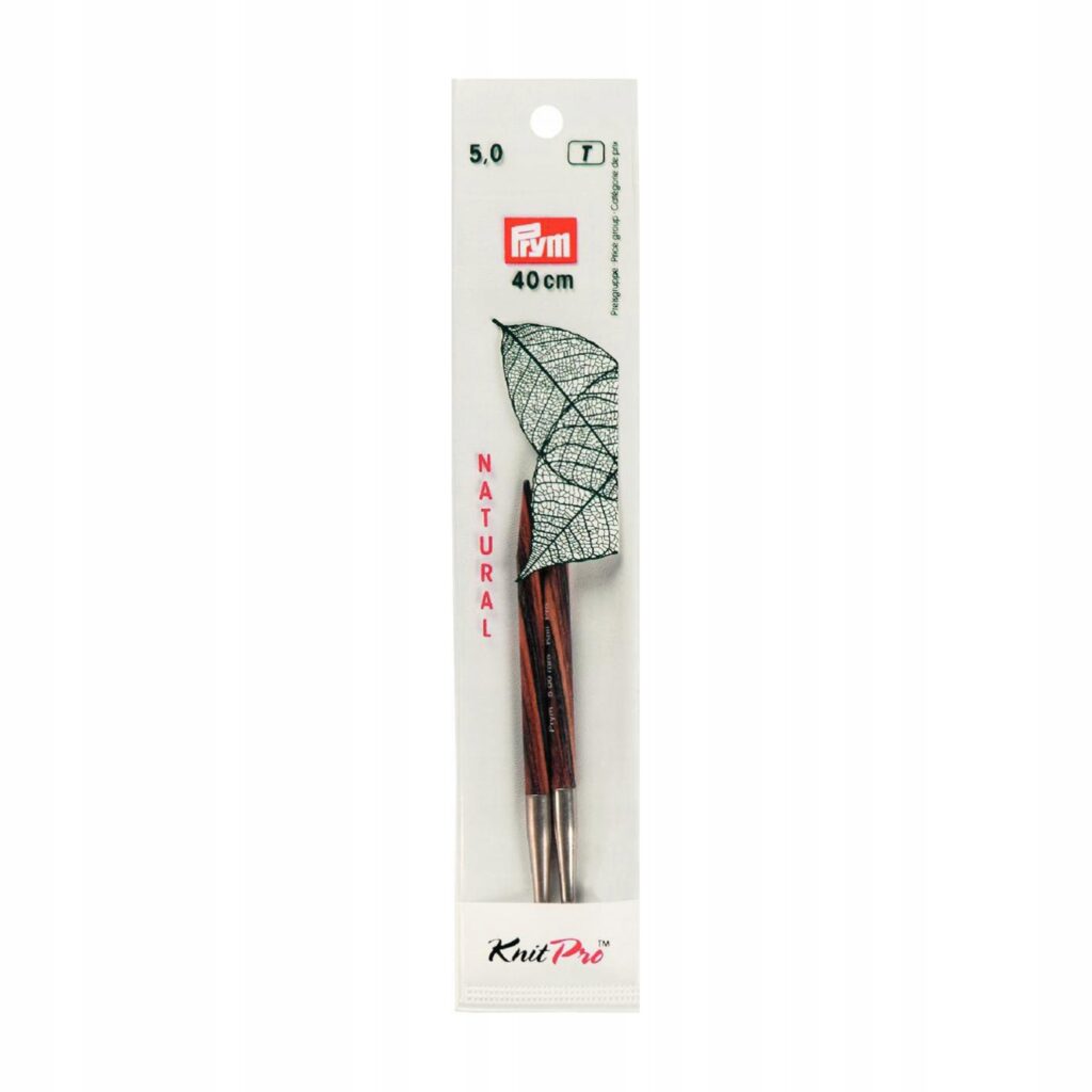 Druty KRÓTKIE 5mm Natural PRYM KnitPro