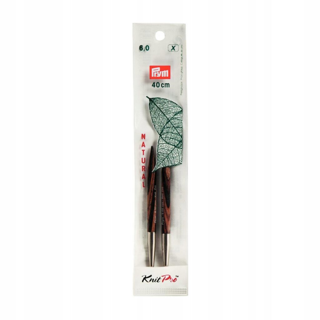 Druty KRÓTKIE 6mm Natural PRYM KnitPro