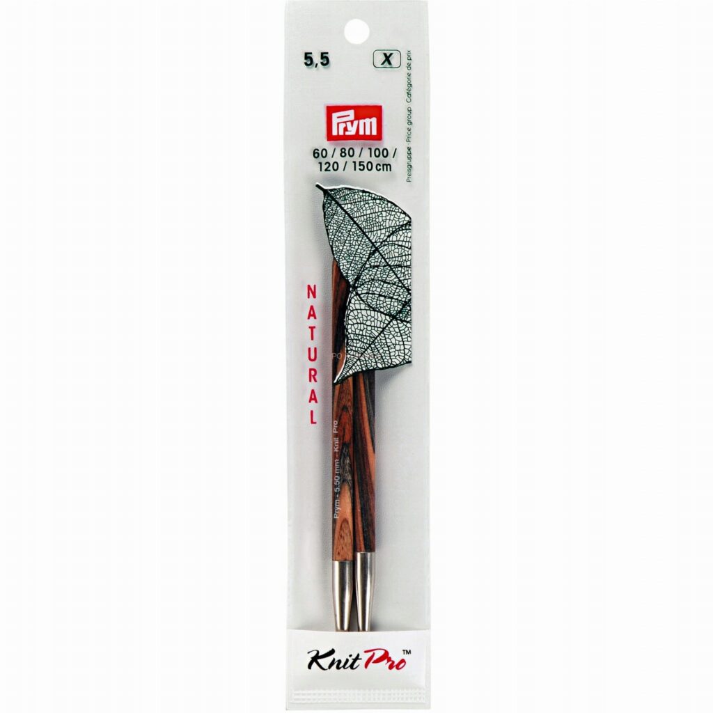 Druty 5,5mm Natural PRYM KnitPro