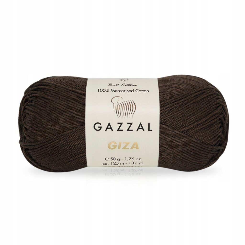 Włóczka Gazzal GIZA 2486 Czekolada