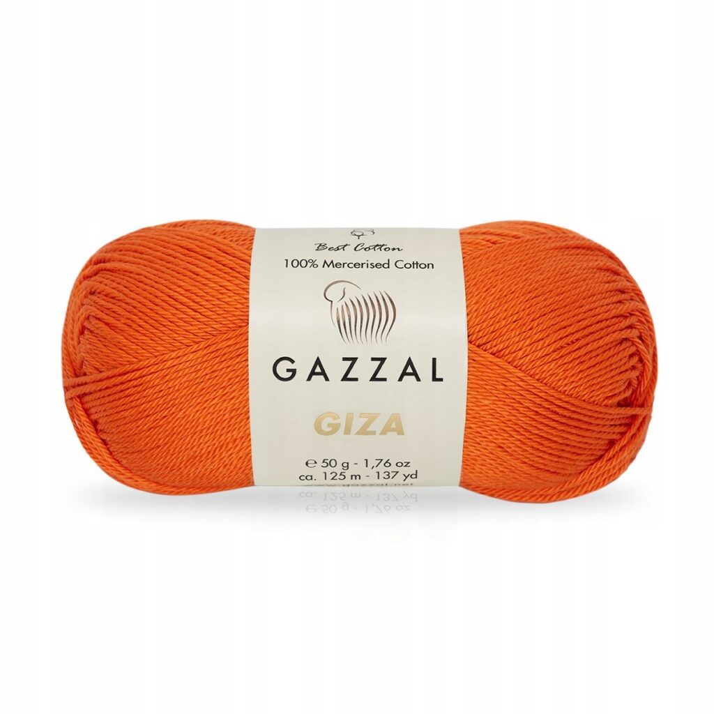 Włóczka Gazzal GIZA 2465 Pomarańcz
