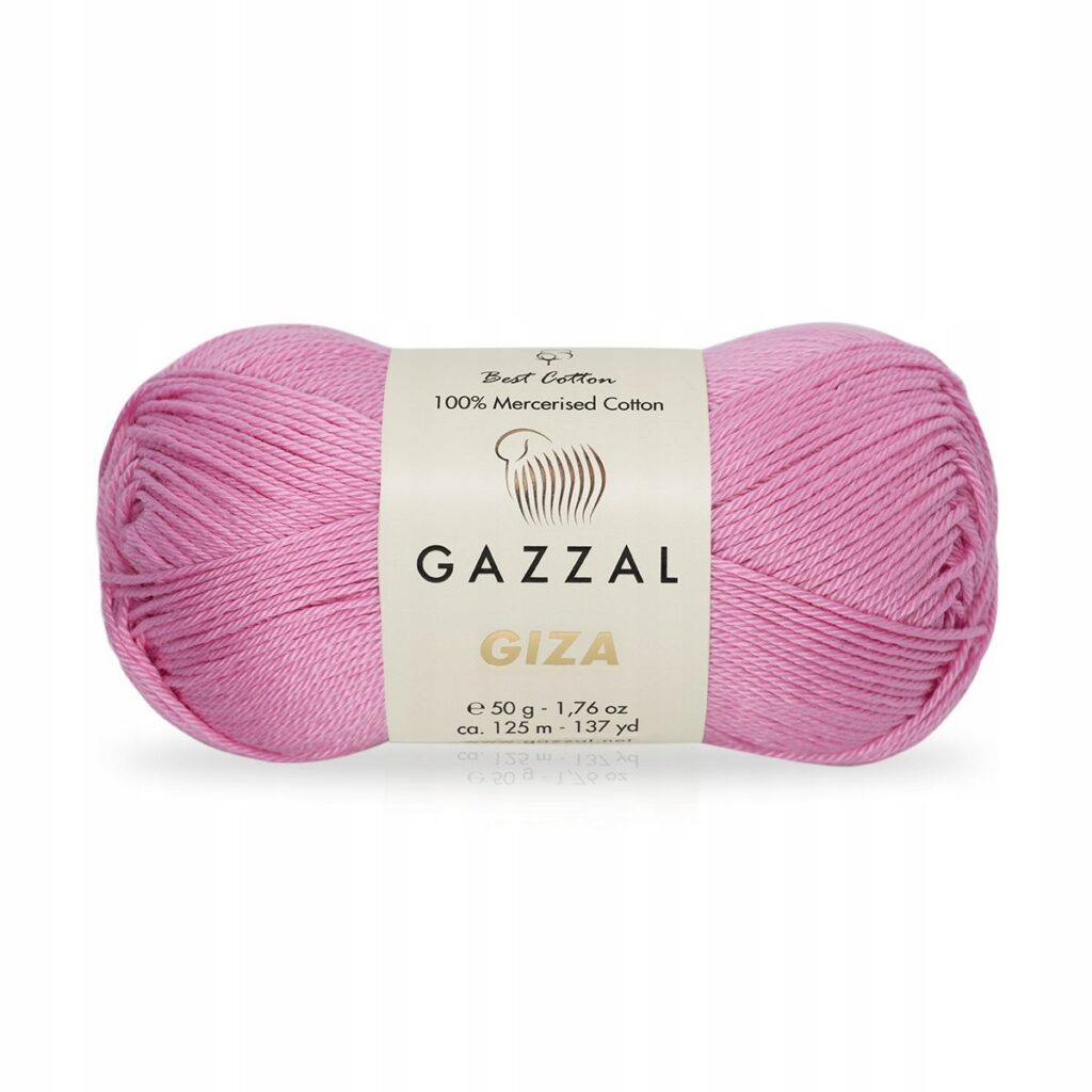 Włóczka Gazzal GIZA 2492 Róż Barbie
