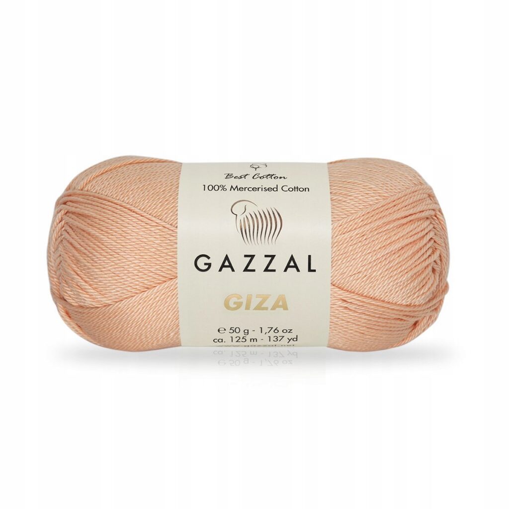 Włóczka Gazzal GIZA 2453 Brzoskwinia