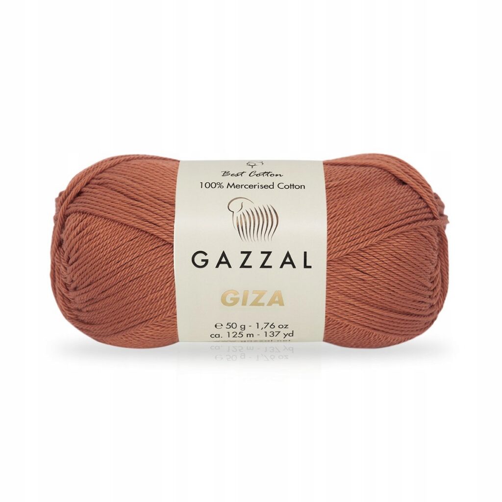 Włóczka Gazzal GIZA 2490 Rdza