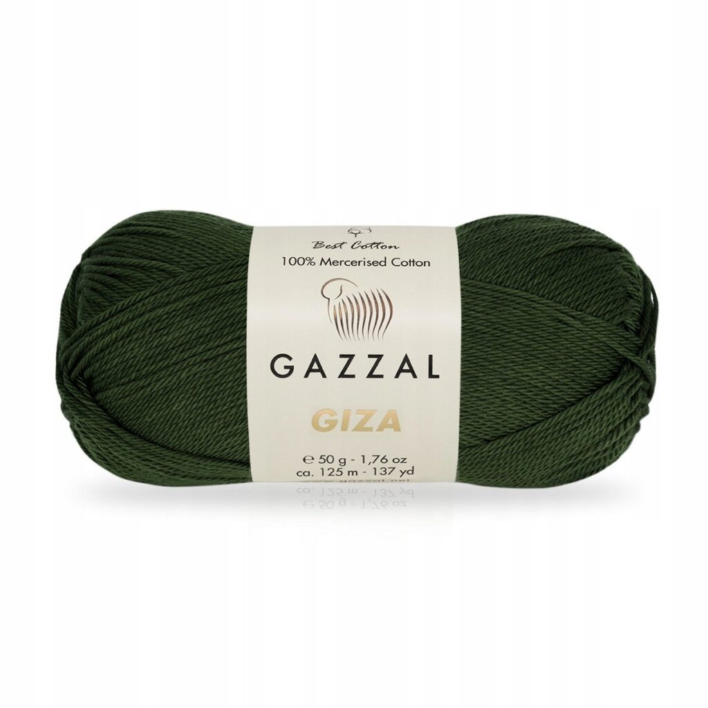 Włóczka Gazzal GIZA 2463 Ciemny Khaki