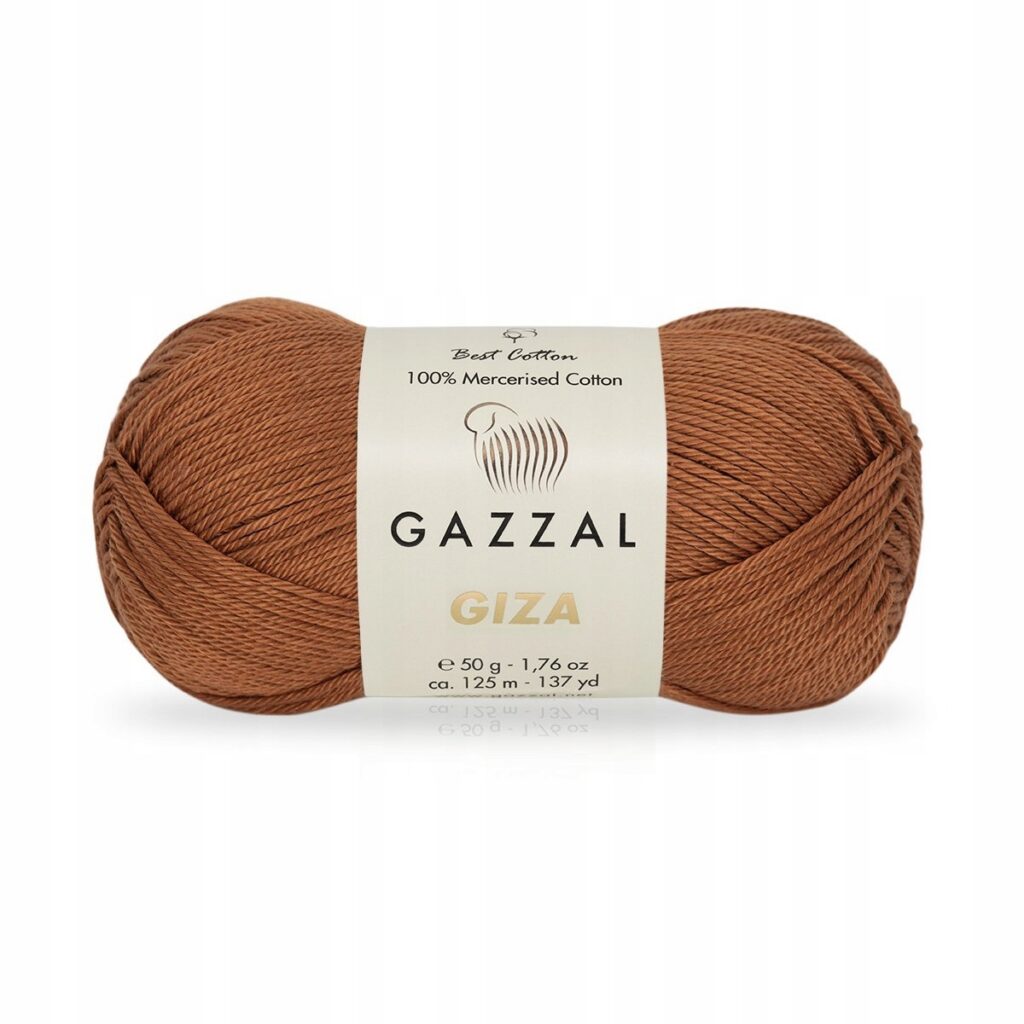 Włóczka Gazzal GIZA 2484 Cynamon