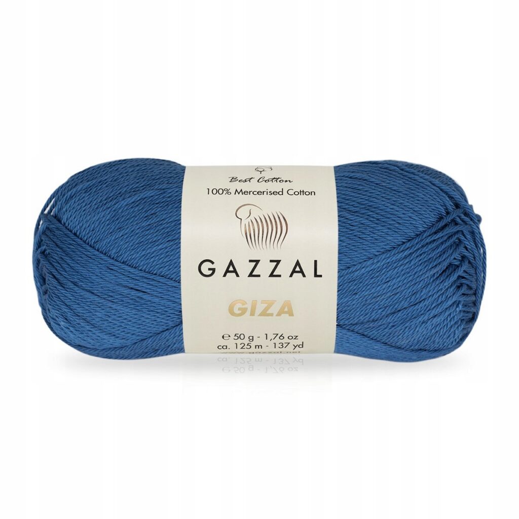Włóczka Gazzal GIZA 2475 Niebieski