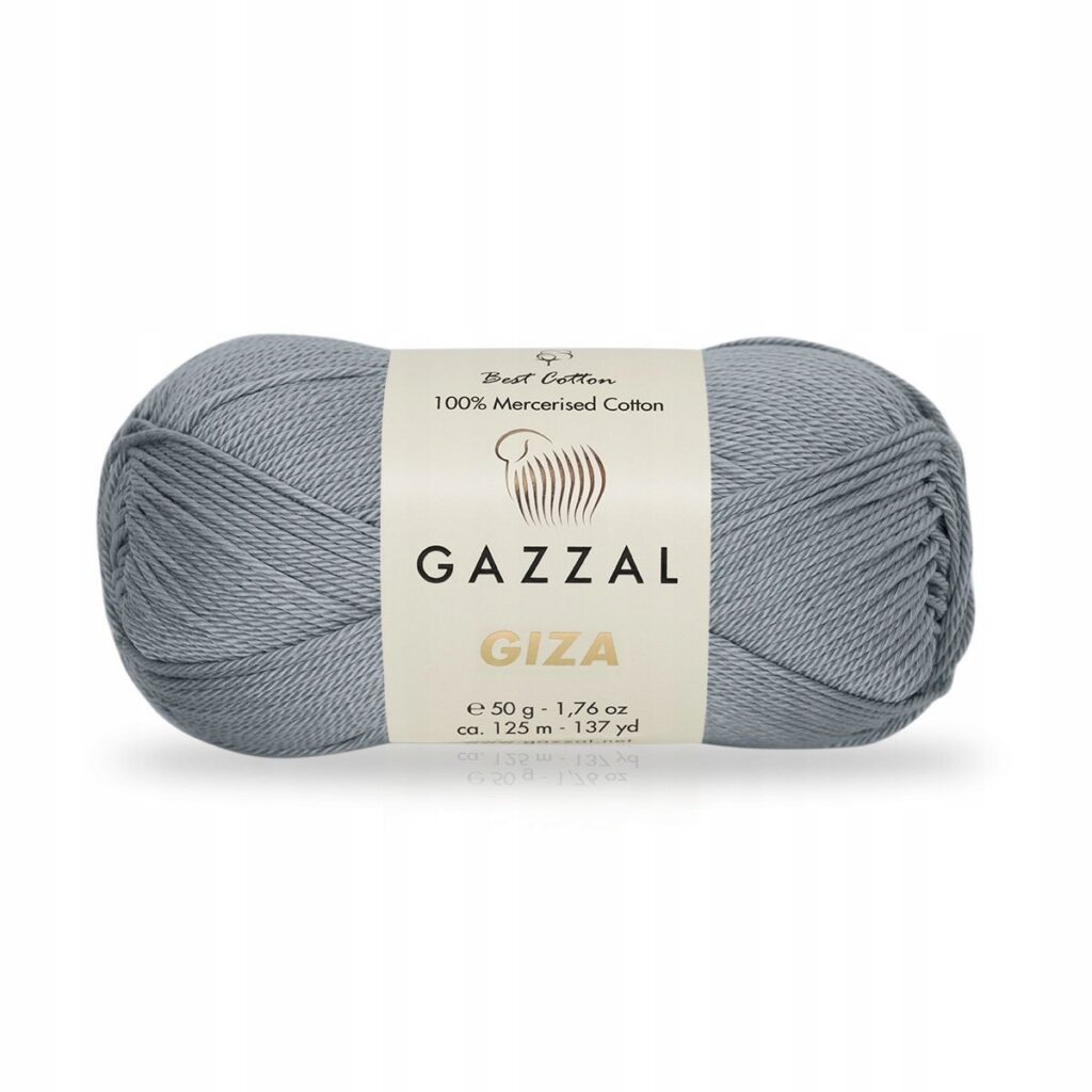 Włóczka Gazzal GIZA 2454 Szary