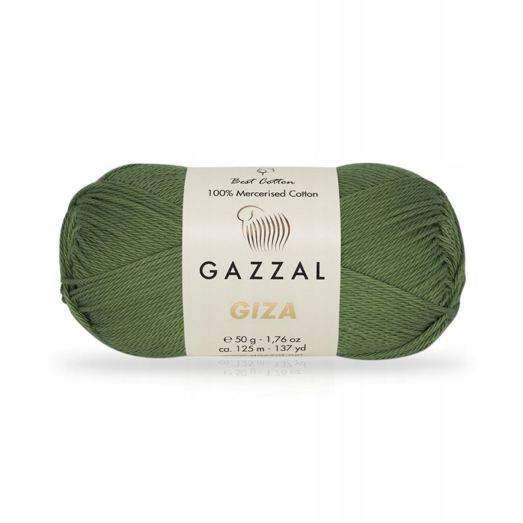Włóczka Gazzal GIZA 2462 Jasny Khaki