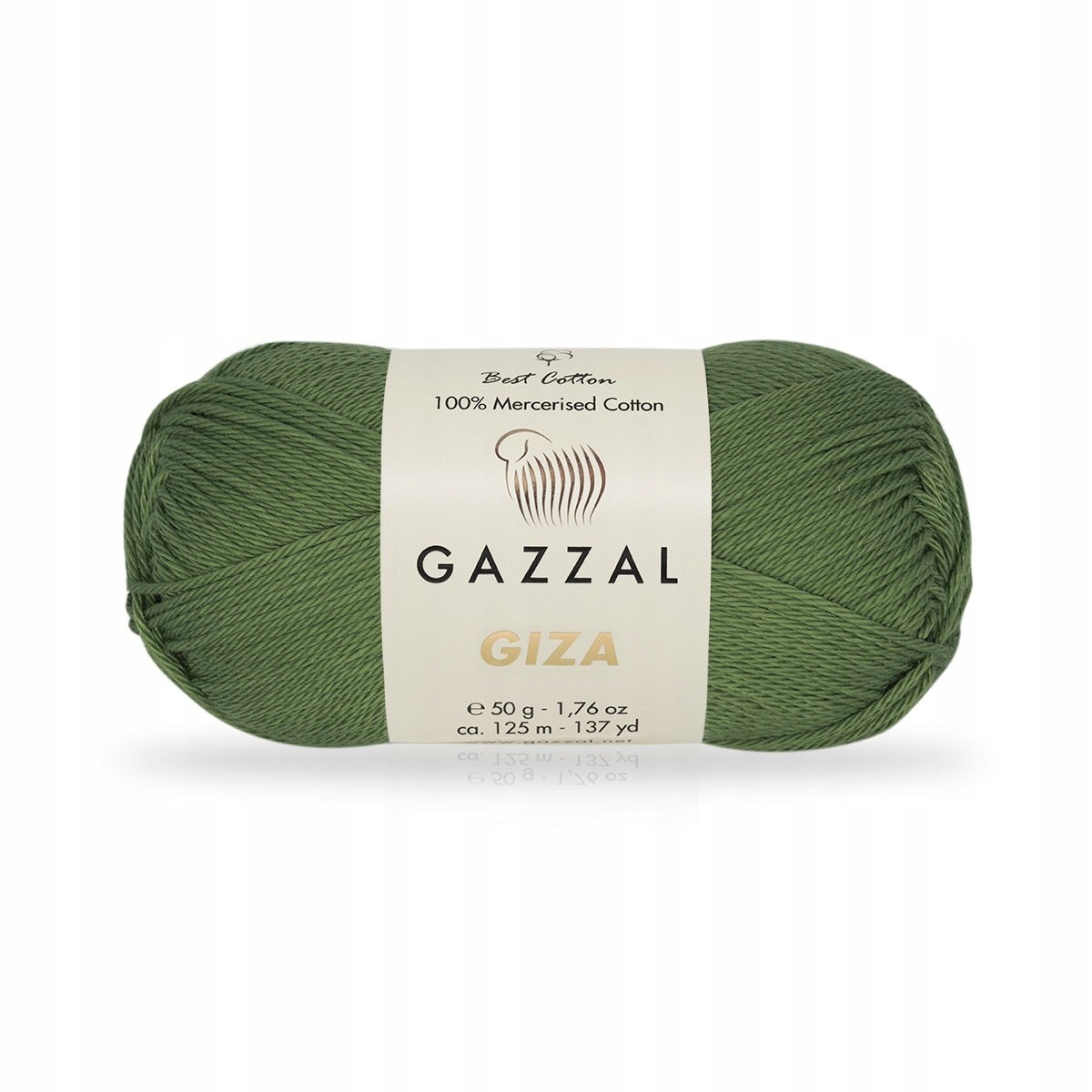 Włóczka Gazzal GIZA 2462 Jasny Khaki