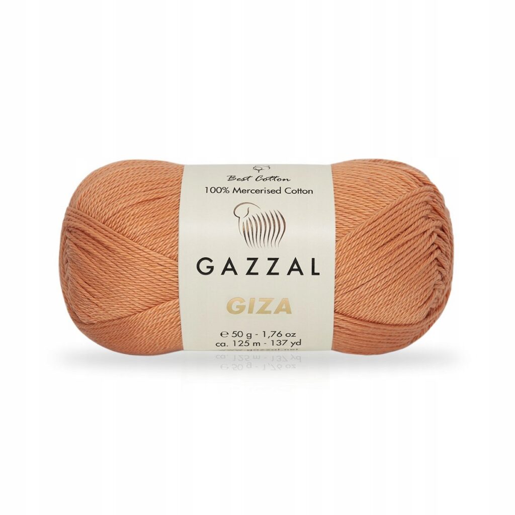 Włóczka Gazzal GIZA 2493 Brzoskwinia