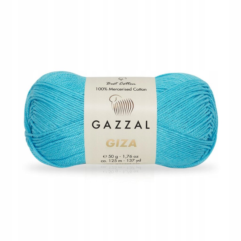 Włóczka Gazzal GIZA 2480 Turkus