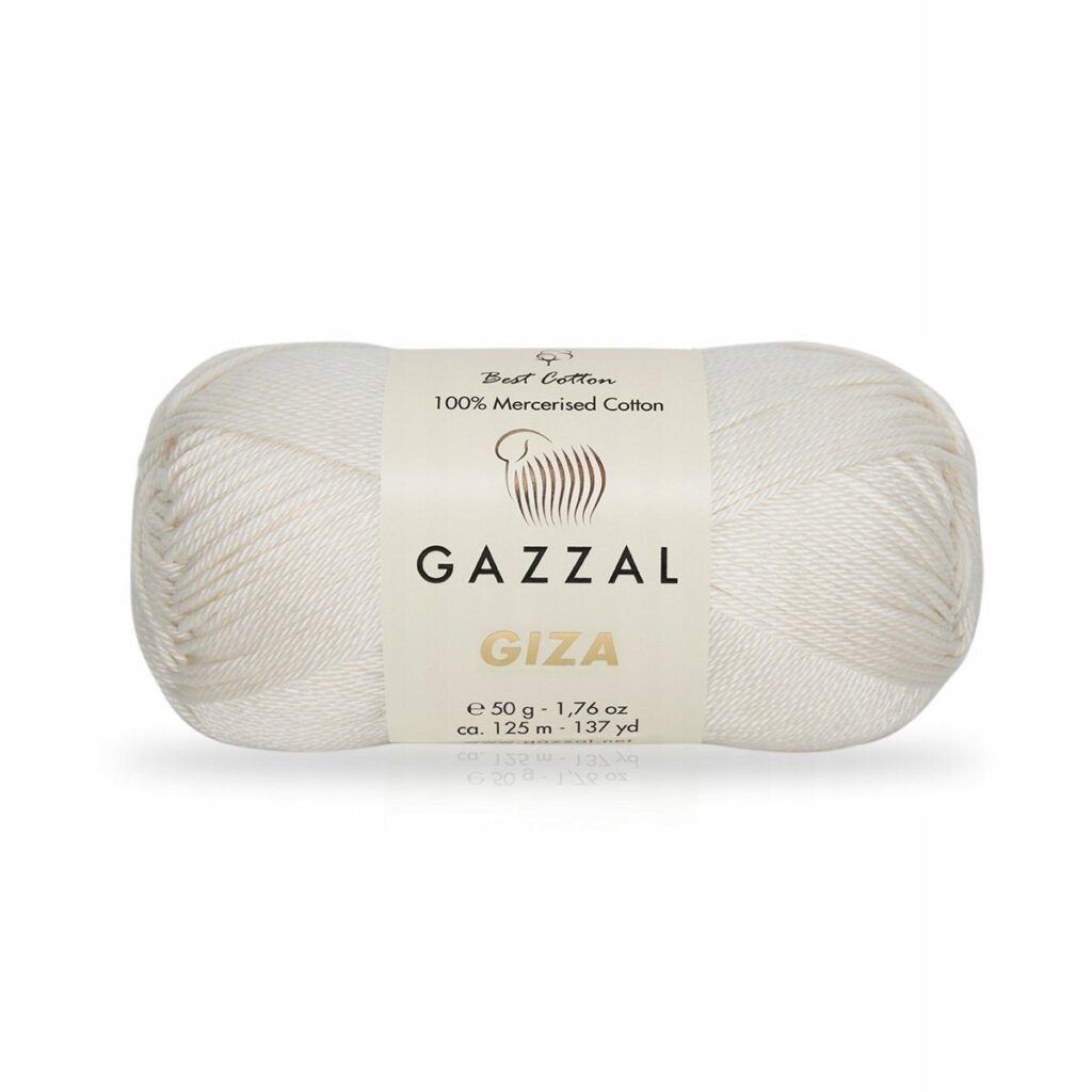Włóczka Gazzal GIZA 2451 Ecru