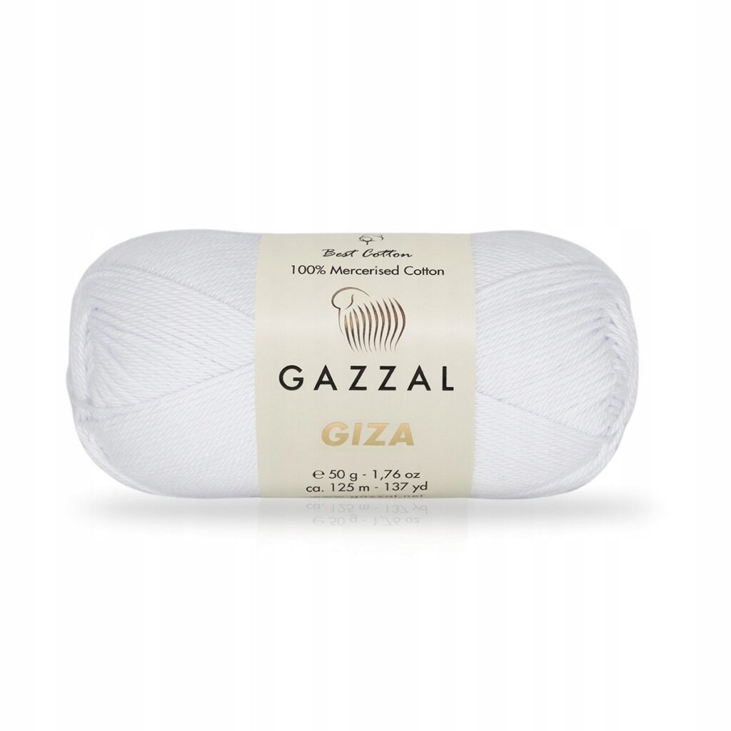 Włóczka Gazzal GIZA 2450 Biały