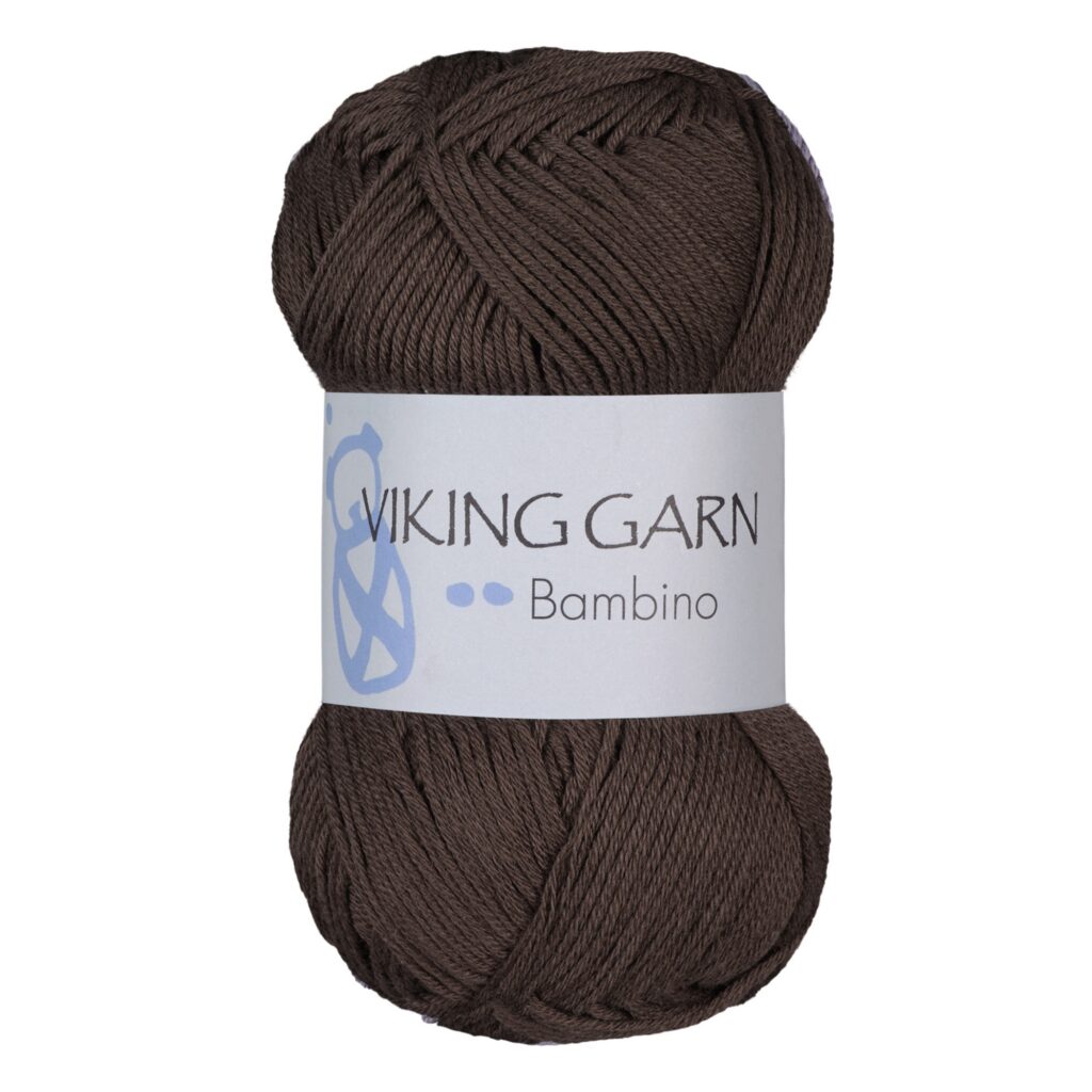 Włóczka Viking Garn Bambino 408 Brąz
