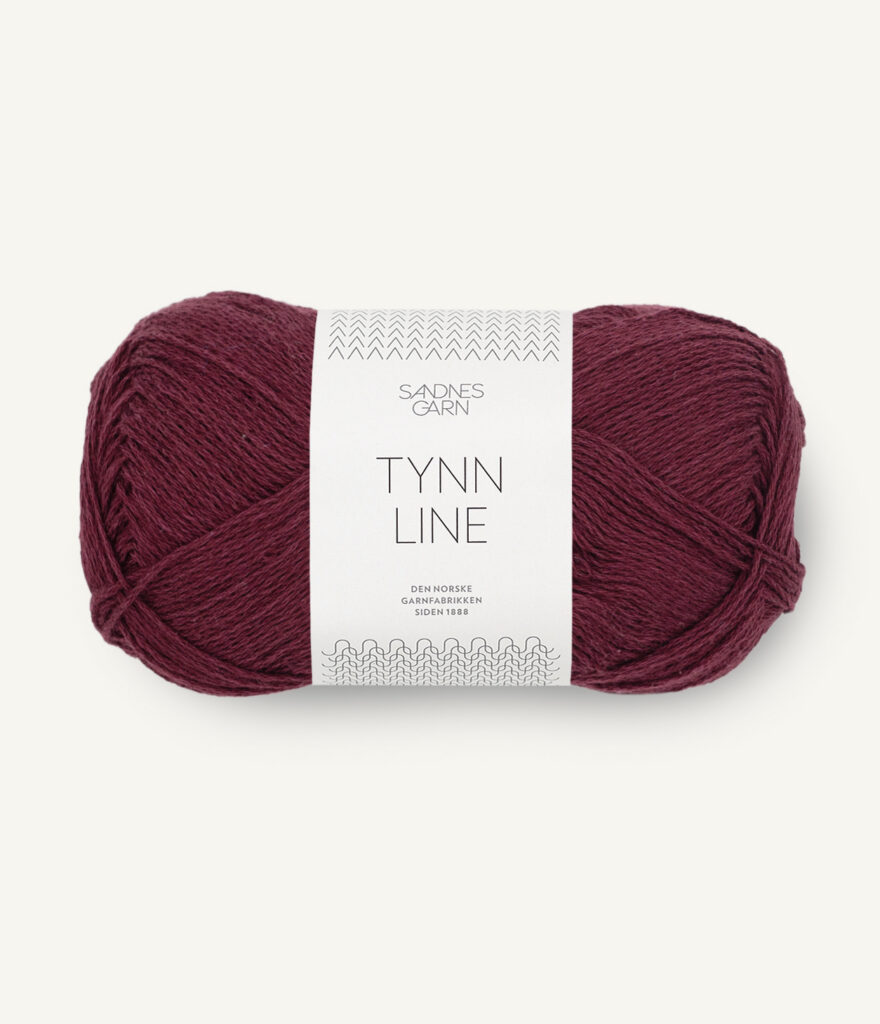 Włóczka Sandnes Garn Tynn Line 4372 Burgund