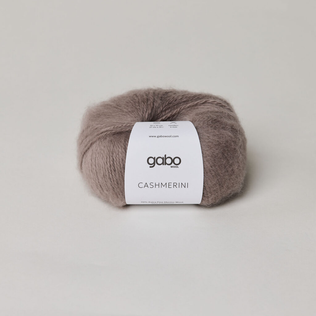 Włóczka Gabo Wool Cashmerini 5308 Ziemisty Brąz