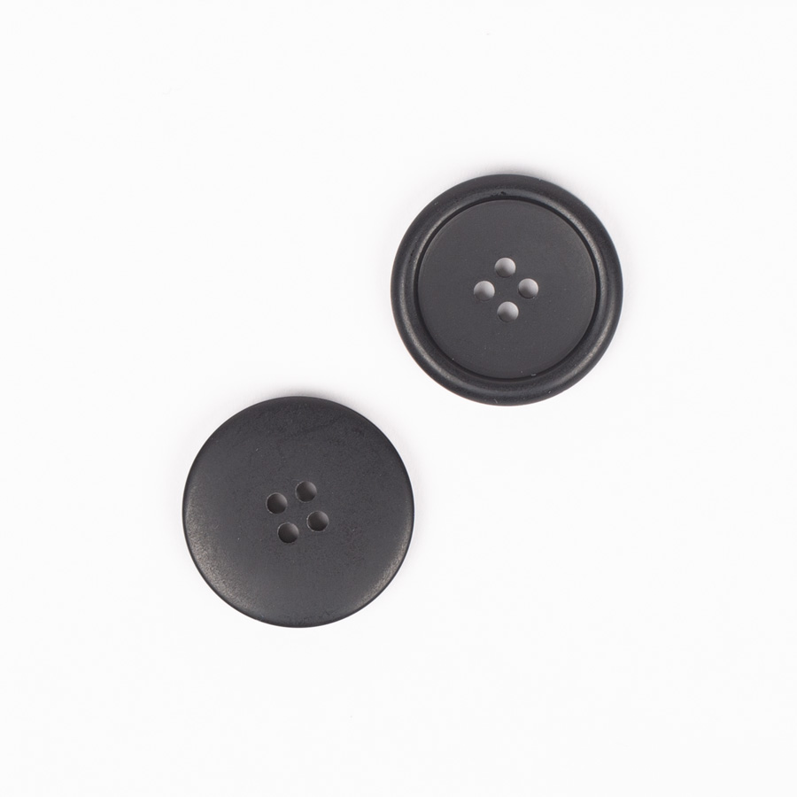Guzik Czarny Matowy 23mm 1szt. #815 Drops