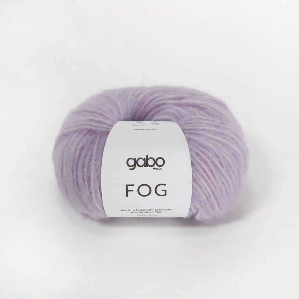 Włóczka Gabo Wool FOG 6741 Jasna Lila