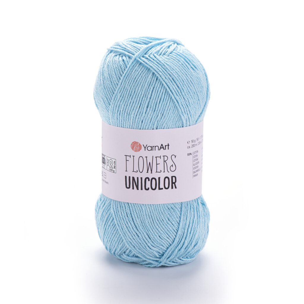 Włóczka YarnArt Flowers Unicolor 755 Błękit