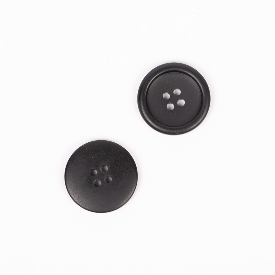 Guzik Czarny Matowy 20mm 1szt. #816 Drops