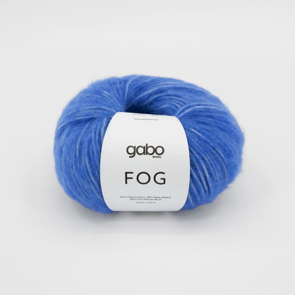 Włóczka Gabo Wool FOG 6176 Chabrowy Niebieski
