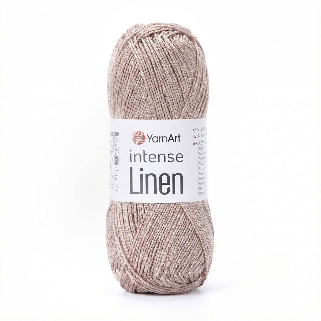 Włóczka YarnArt Intense Linen 4103 Chłodny Beż
