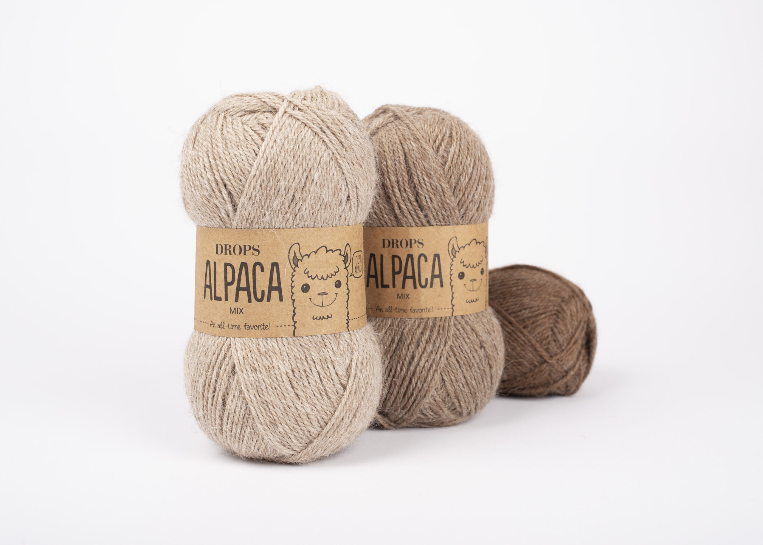 Włóczka Drops Alpaca Mix 7233 Oliwka - obrazek 2