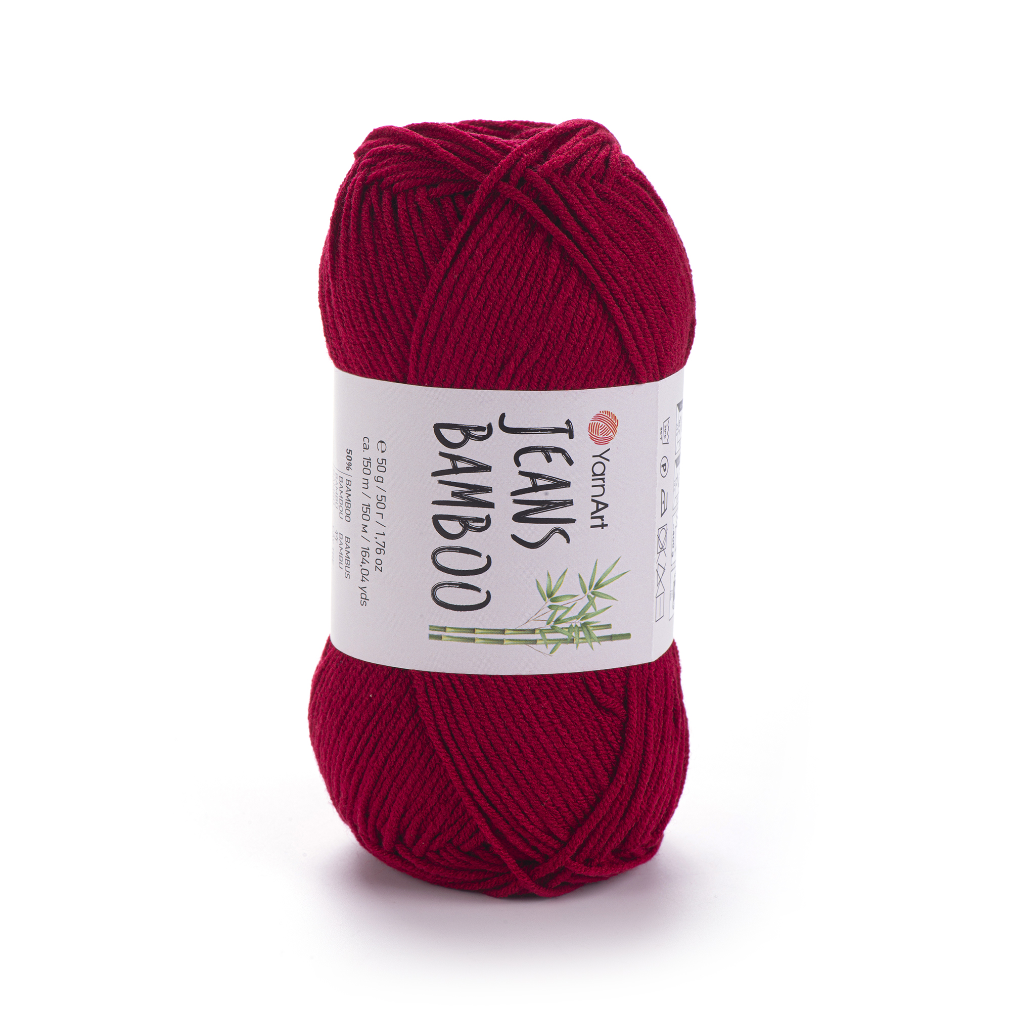 Włóczka YarnArt Jeans Bamboo 145 Rubinowy
