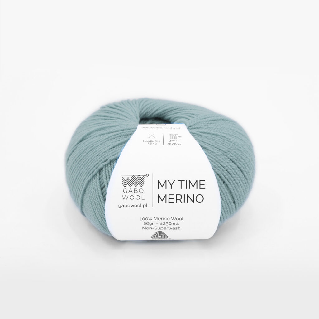 Włóczka Gabo Wool My Time Merino 9060 Błękitny